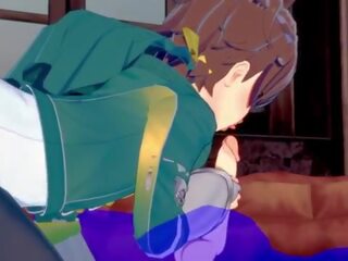 Konosuba yaoi - kazuma menghisap zakar dengan air mani dalam beliau mulut - warga jepun warga asia manga anime permainan dewasa klip gay