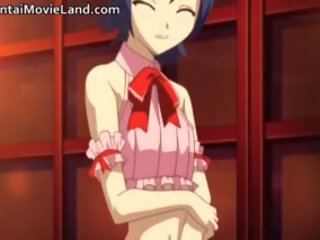Krūtainas beguiling anime shemale izpaužas viņai johnson part5