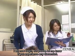 Subtitled riietes naine paljaste meestega jaapani milf arst ja meditsiiniõde käsitöö