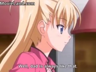 Paskudne concupiscent blondynka duży boobed anime ciastko part3